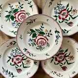7 Sarreguemines flat plates