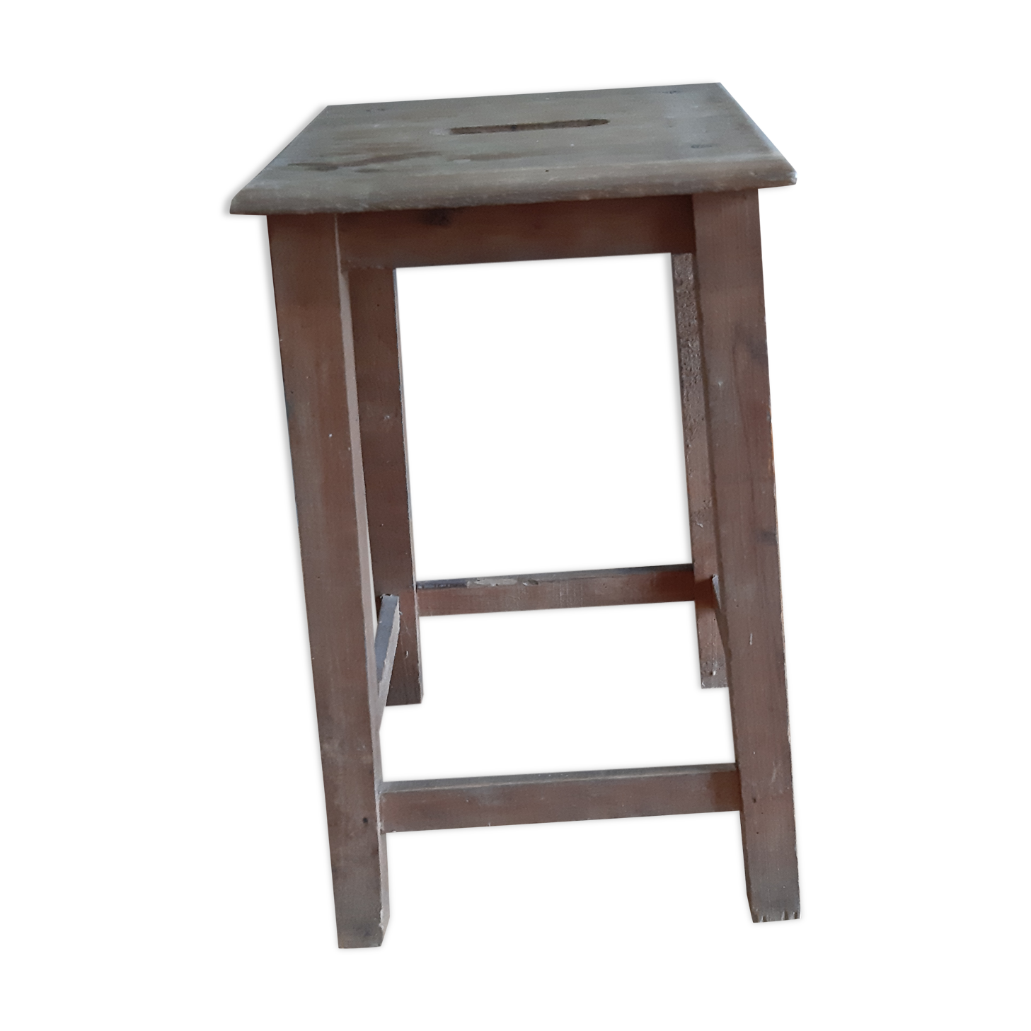 Tabouret d'atelier bois