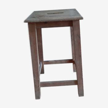 Tabouret d'atelier bois