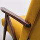 Mid-century Easy Model B armchair - 310 Var in Goldenrod velvet