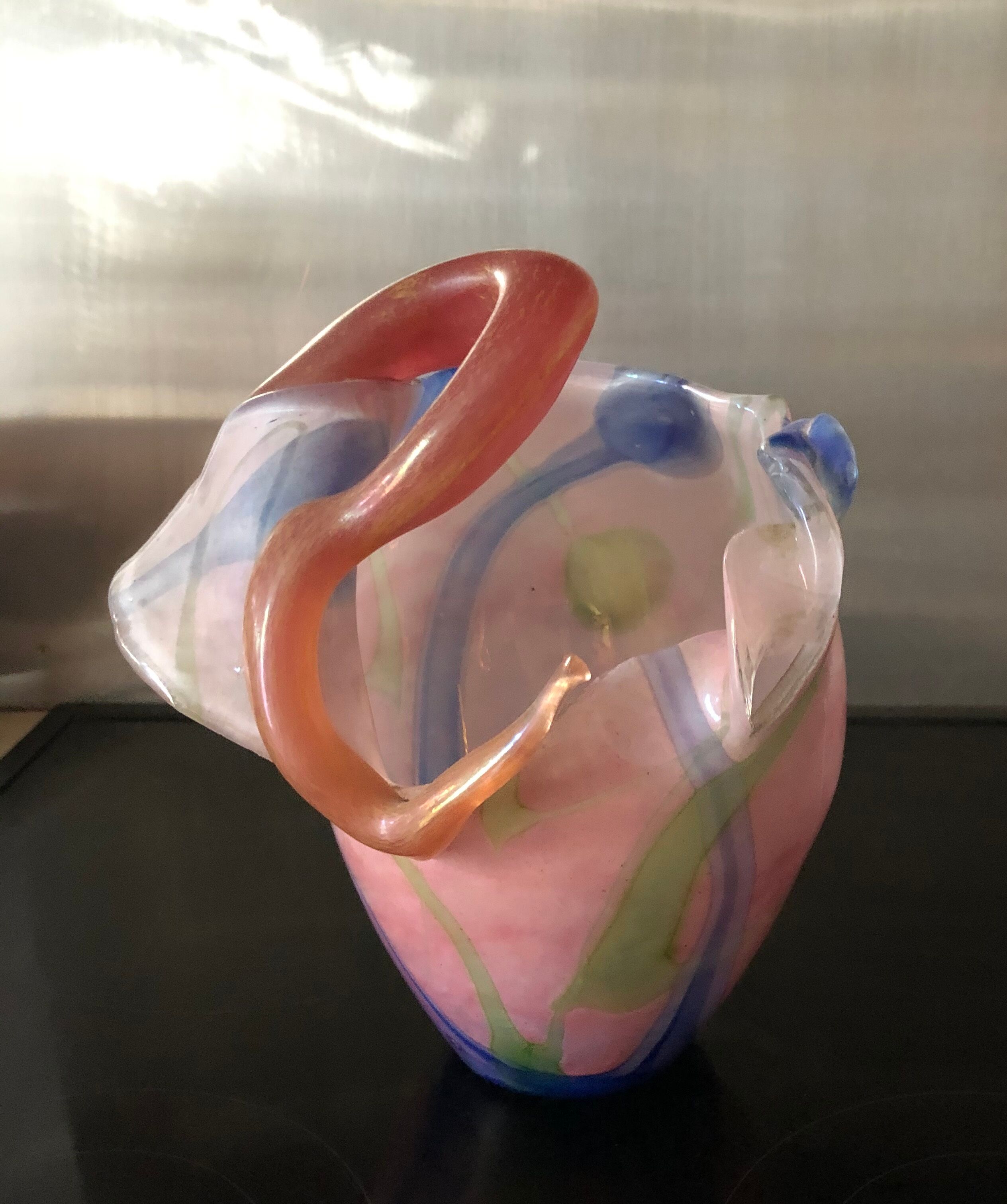 Vase sculpture en forme de coeur