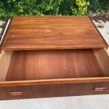 Commode scandinave vintage en teck