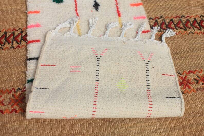 Handmade runner rug 300cm x 100cm