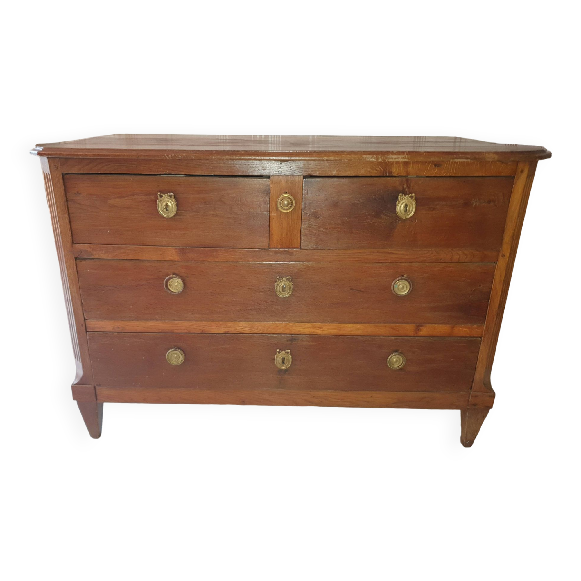 Oak chest of drawers