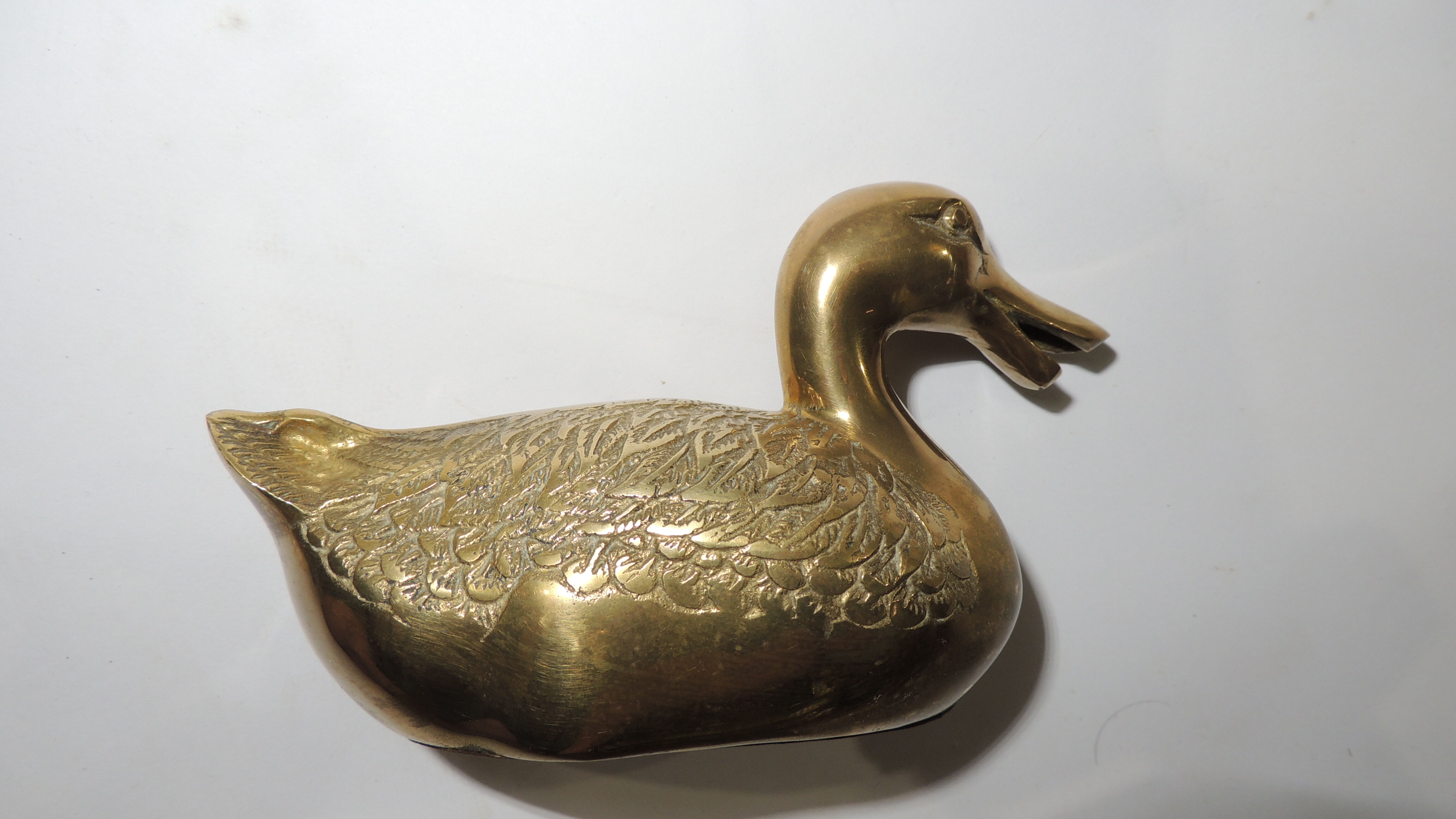 Brass/vintage duck set