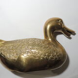 Brass/vintage duck set
