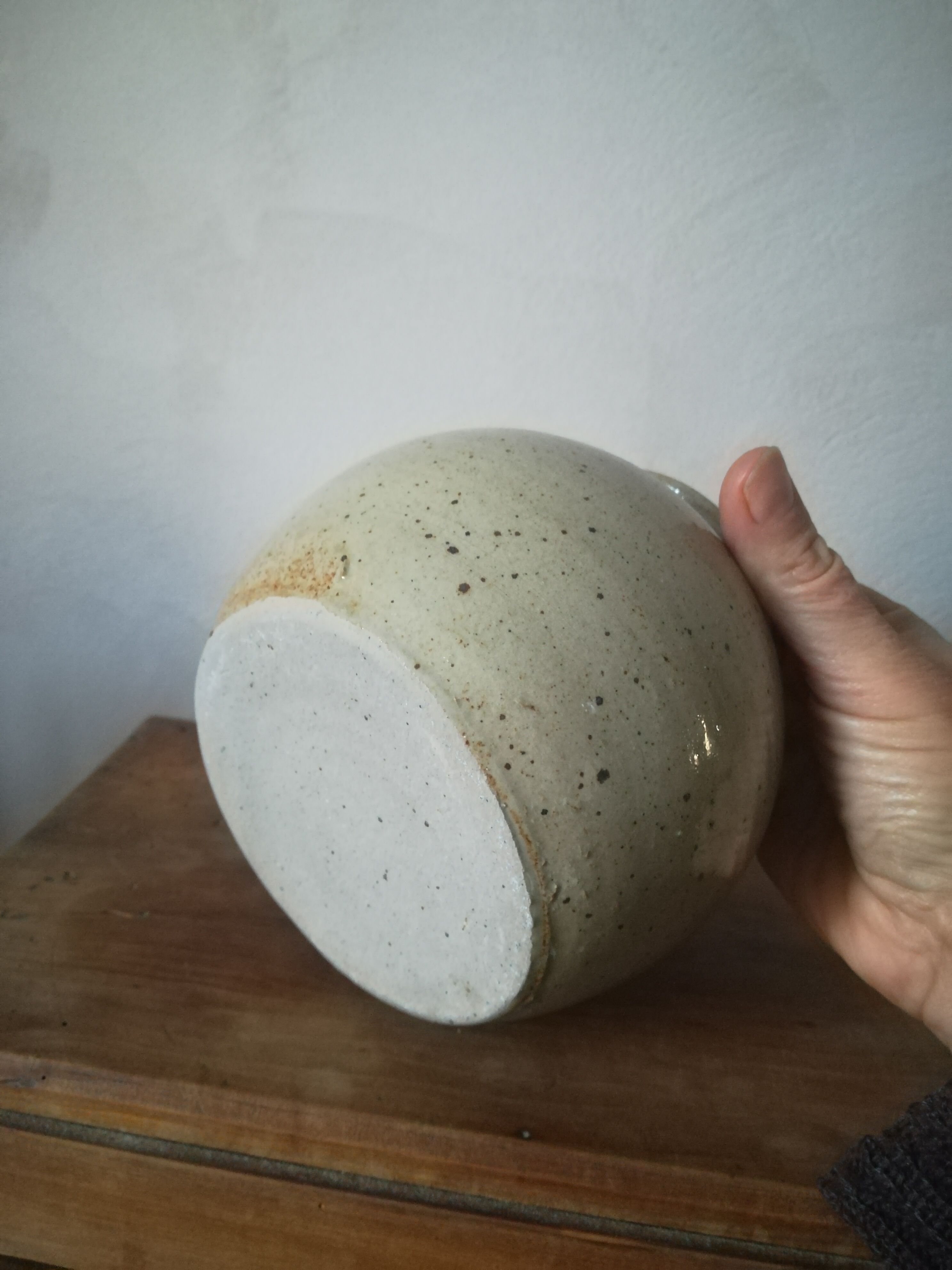 Sandstone ball vase