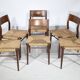 Teak Cane Chairs 351 Georg Leowald for Wilkhahn 1960s