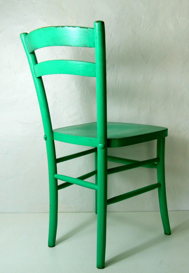 Vintage green chair