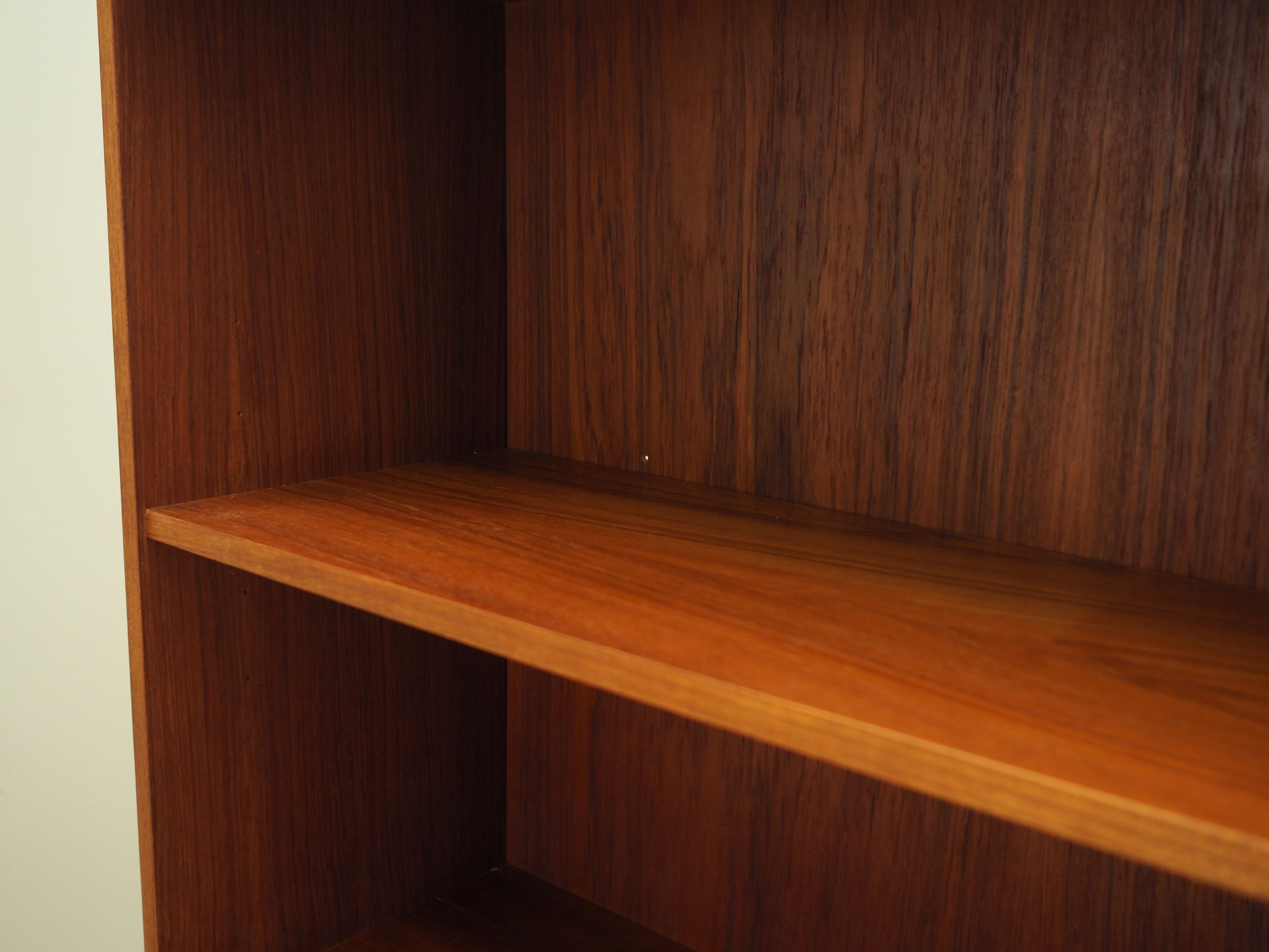Teak bookcase, Danish design, 1970s, production: Denmark