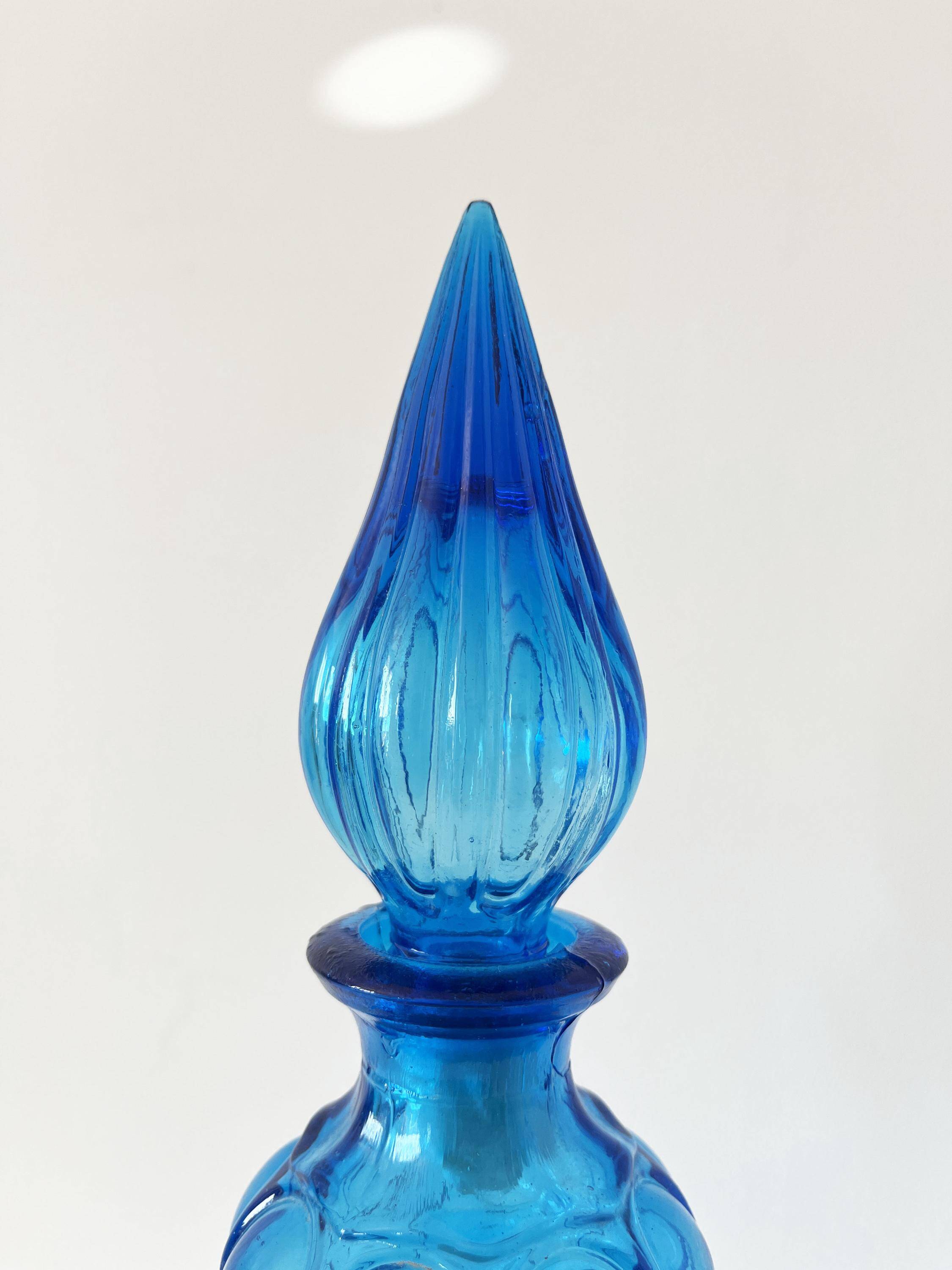 Blue Empoli Italian Carafe