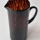 Dior Style Tortoiseshell Blown Glass Pitcher Vase