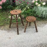 Vintage tripod stool