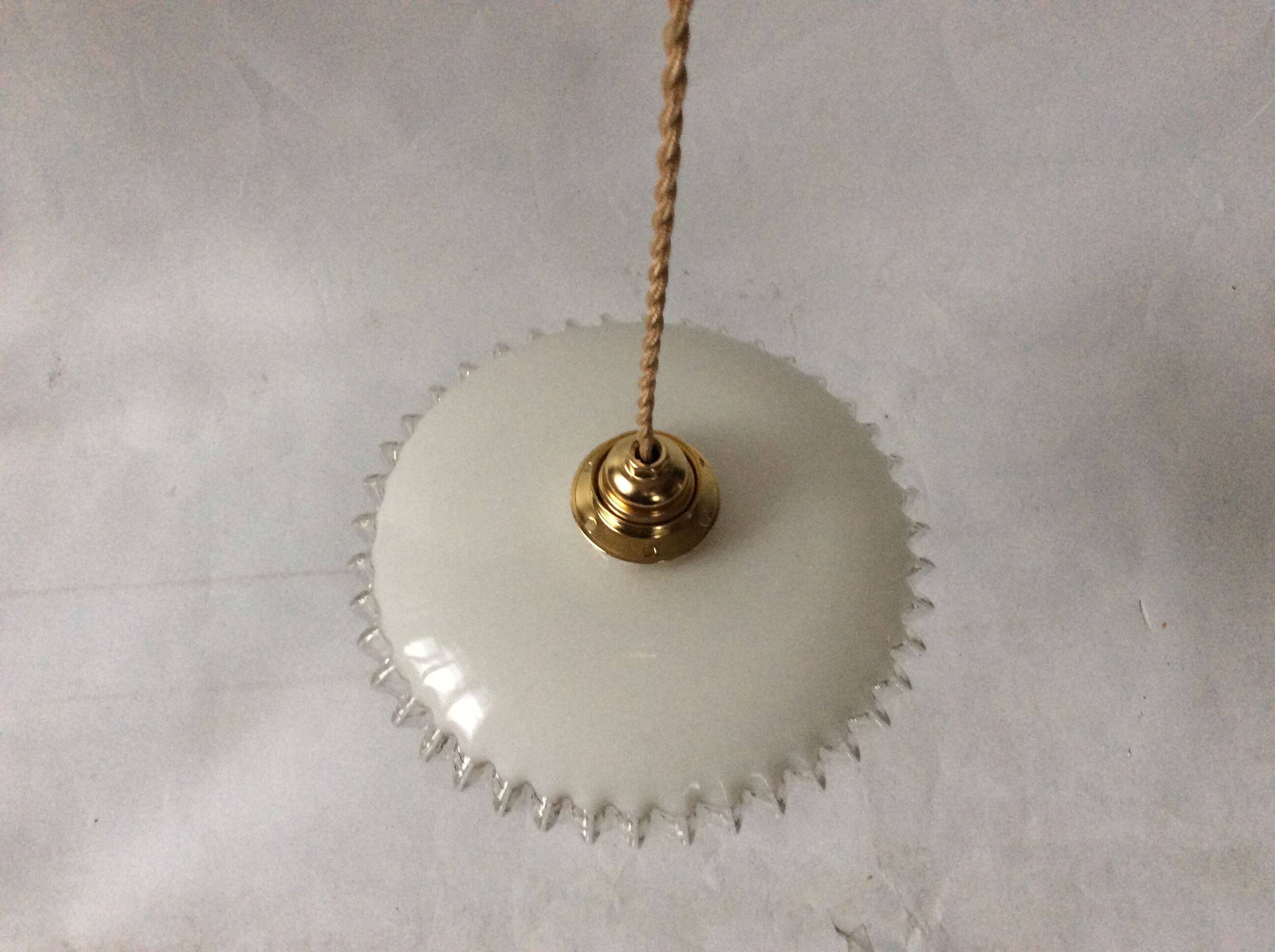 Vintage opaline hanging