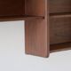 Art deco wall shelf in solid wood