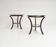 Tables d'appoint Art Déco par Pierre Vandel, années 1960.