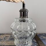 Set of two glass walking lamps