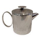 Silver metal teapot silversmith Christofle model Mercury Sabattini