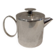Silver metal teapot silversmith Christofle model Mercury Sabattini