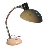 flexible desk lamp chome ok 1960 beautiful patina 50x45 very beautiful