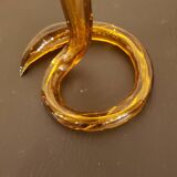 Amber colored Corolle vase