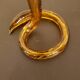 Amber colored Corolle vase