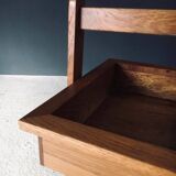 Mid-Century Oak Magazine Holder, Belgium, 1950s