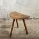 Tabouret tripode brutaliste