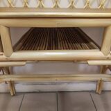 Wicker / rattan desk from the 60s / 70s