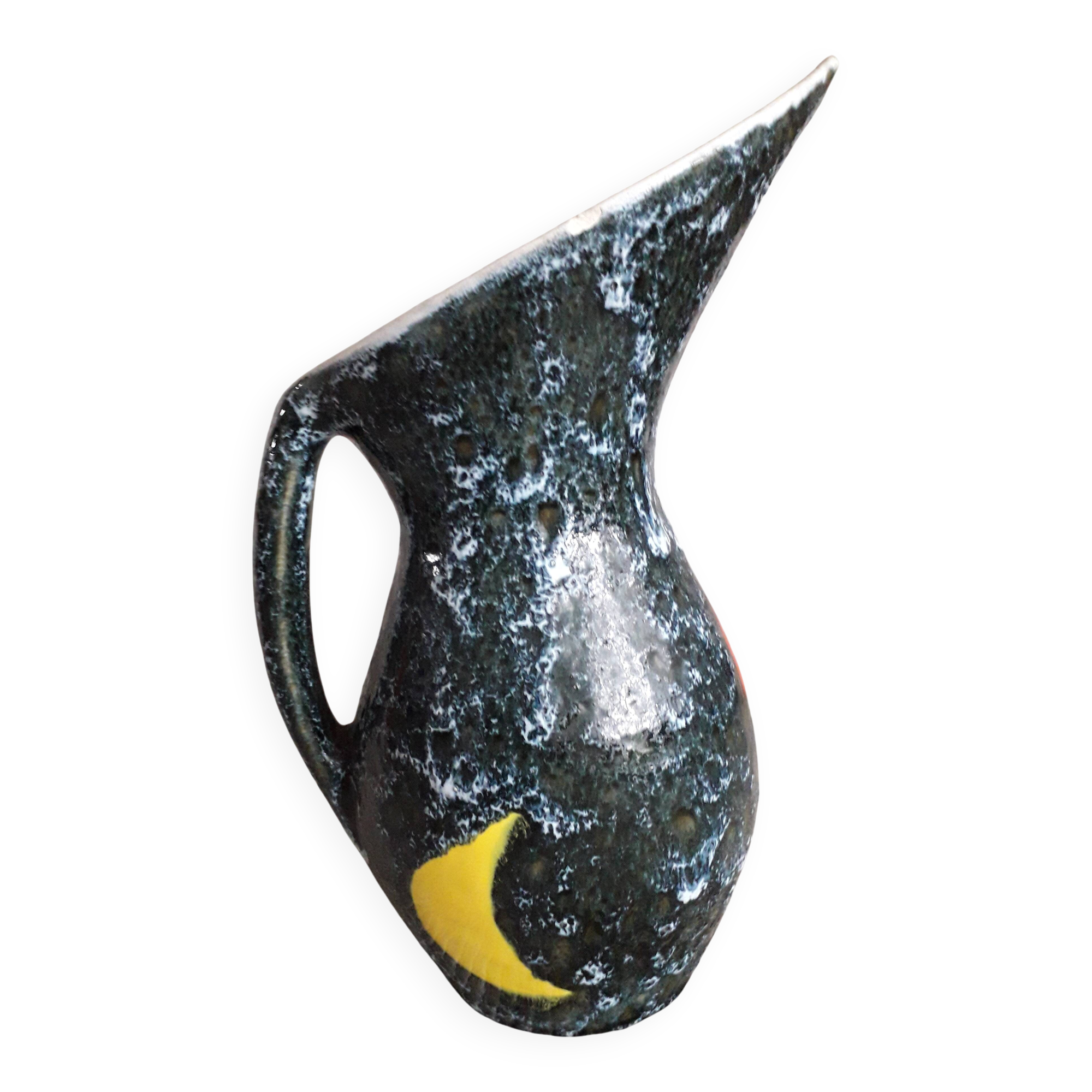 Very original Vallauris ceramic vase.
