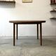 Table extensible en chêne, Danemark, années 1960/1970, vintage, milieu du siècle moderne