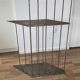 Brutalist steel console