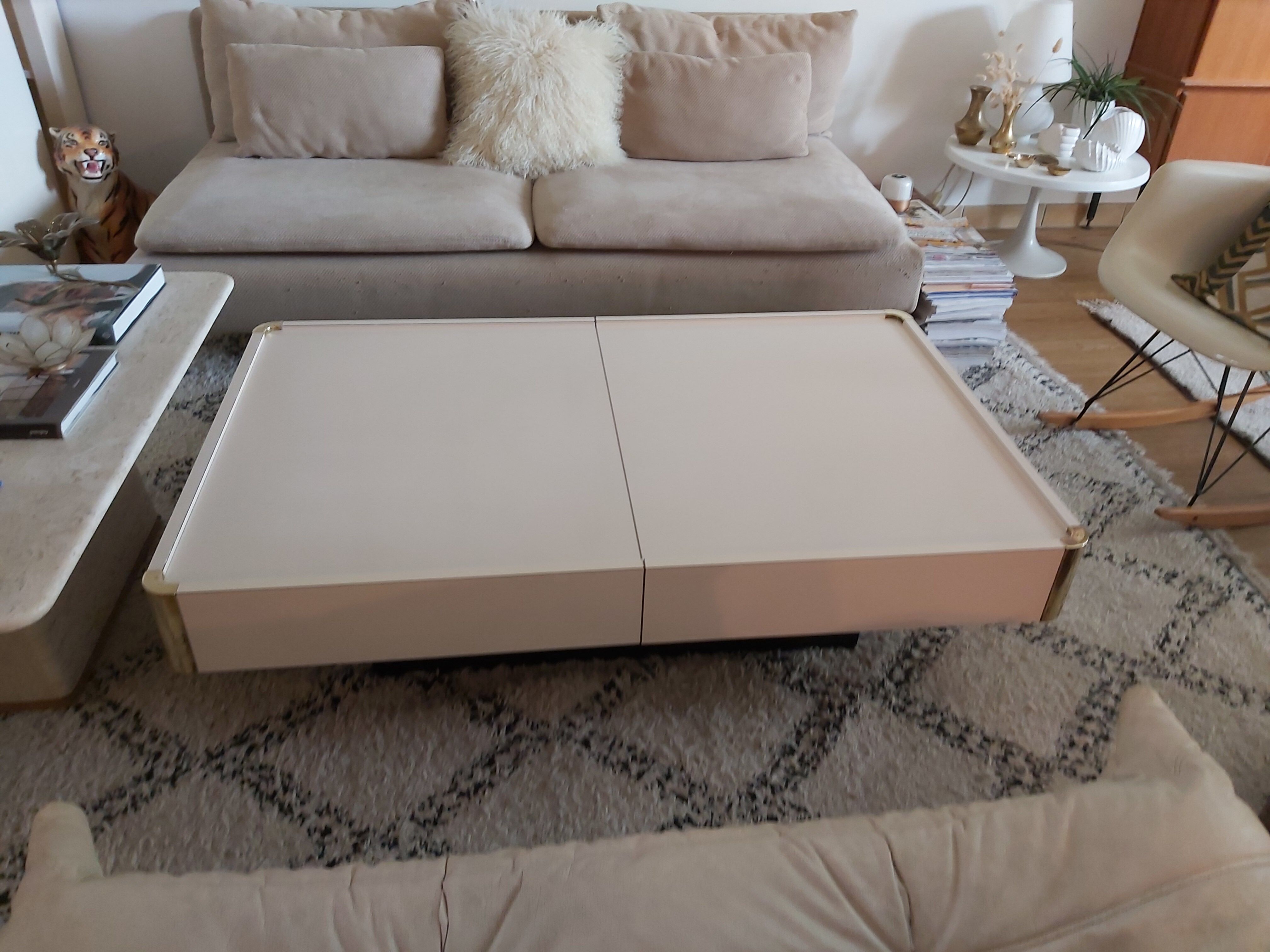 Coffee table-bar 70s