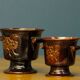 West Germany Cup Set Pottery Art from the 1960s