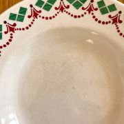 3 vintage Art Deco soup plates by Hamage & Moulin des Loups