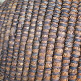 Charentaise woven straw pan