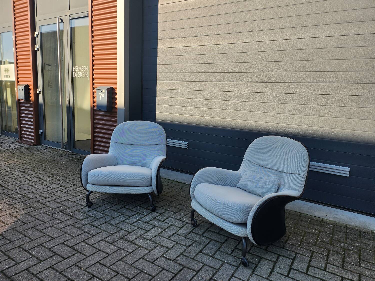 2x Depadova Louisiana Armchair by Vico Magistretti