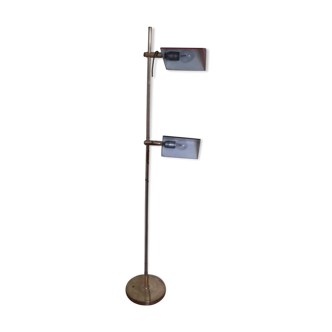 Lampadaire liseuse laiton années 50