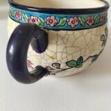 Antique two-handled cup – Authentic Longwy enamels