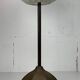 Brutalist bronze large cocoon table lamp, Dutch 1990s