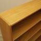 Danish ash veneer bookcase with adjustable shelves, 1970s