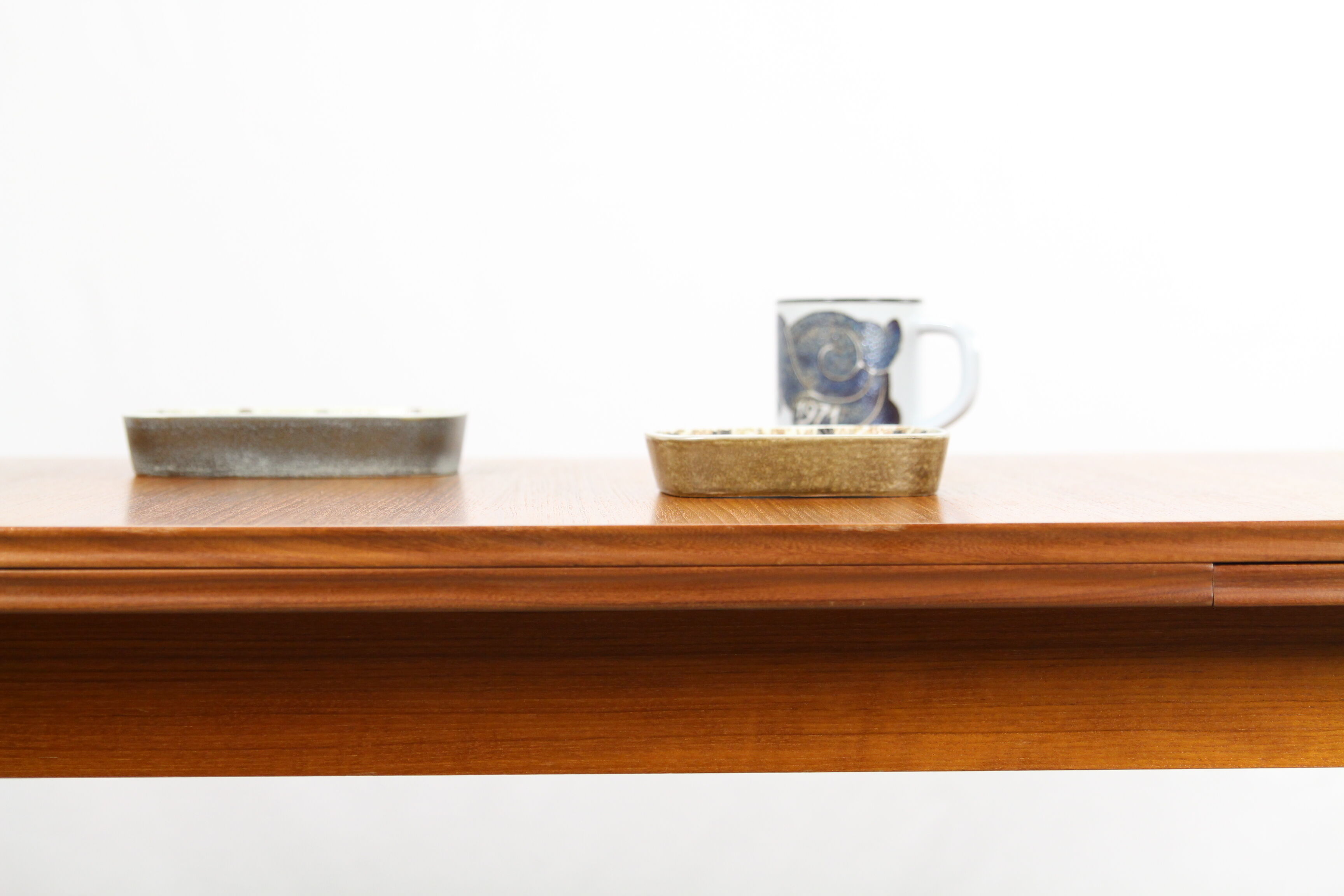 Rectangular table of meal Scandinavian teak