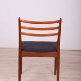 Fabric and Teak Dining Chairs by Victor Wilkins for G-Plan, 1960s.