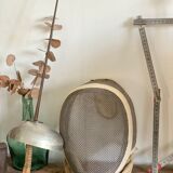 Old fencing mask set and its foil