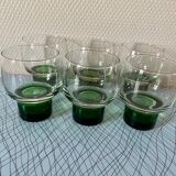 6 water glasses from the 60s/70s Luminarc