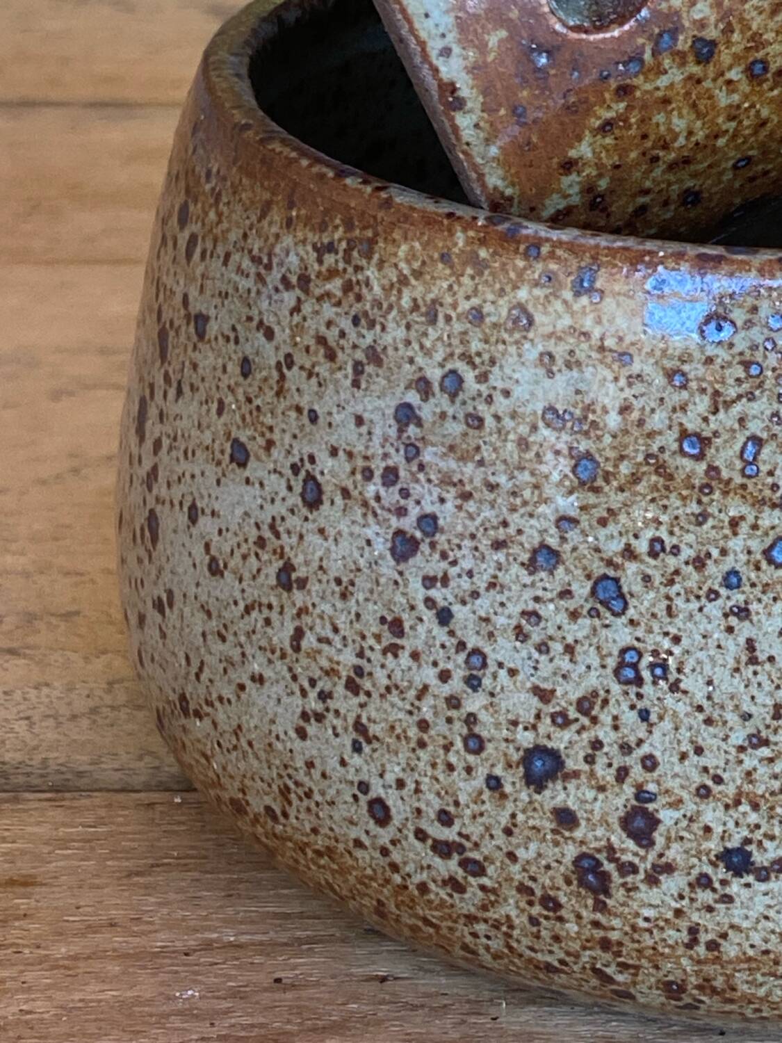 Beurrier à eau grès artisanal