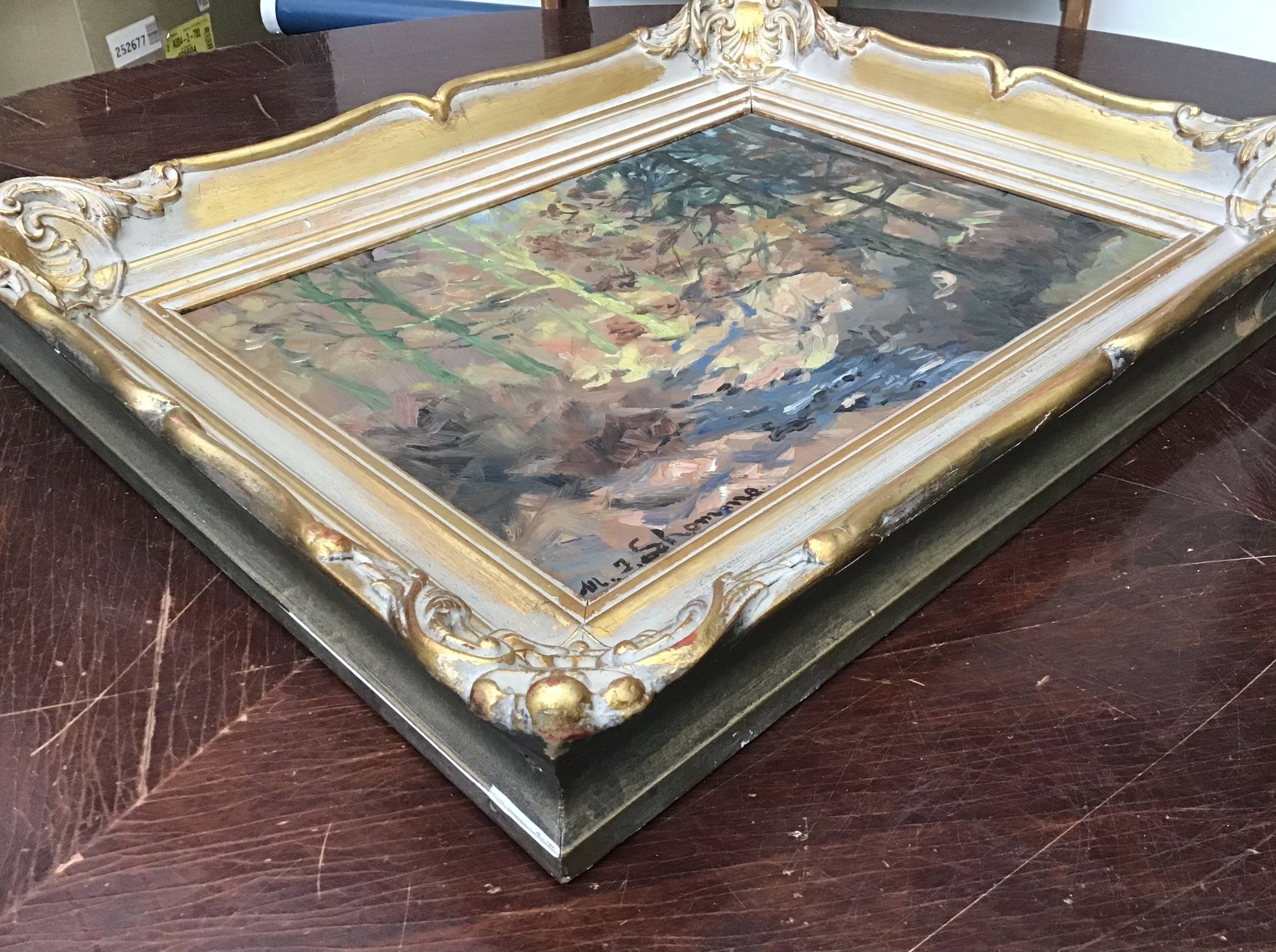 “Stream in the forest” by Modeste-Jean Lhomme. Liège school of landscape