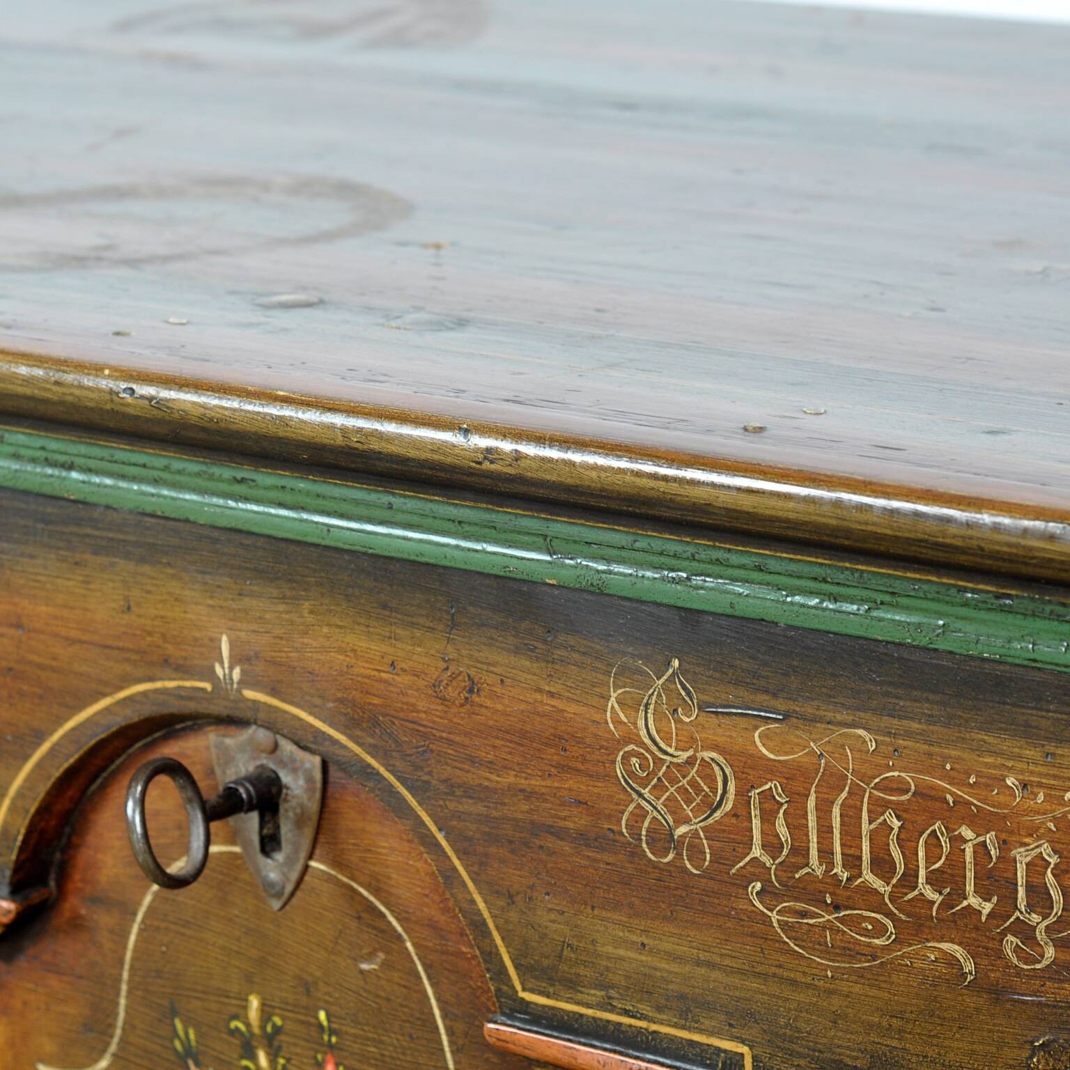 Folk-Art Bridal Chest, 1826