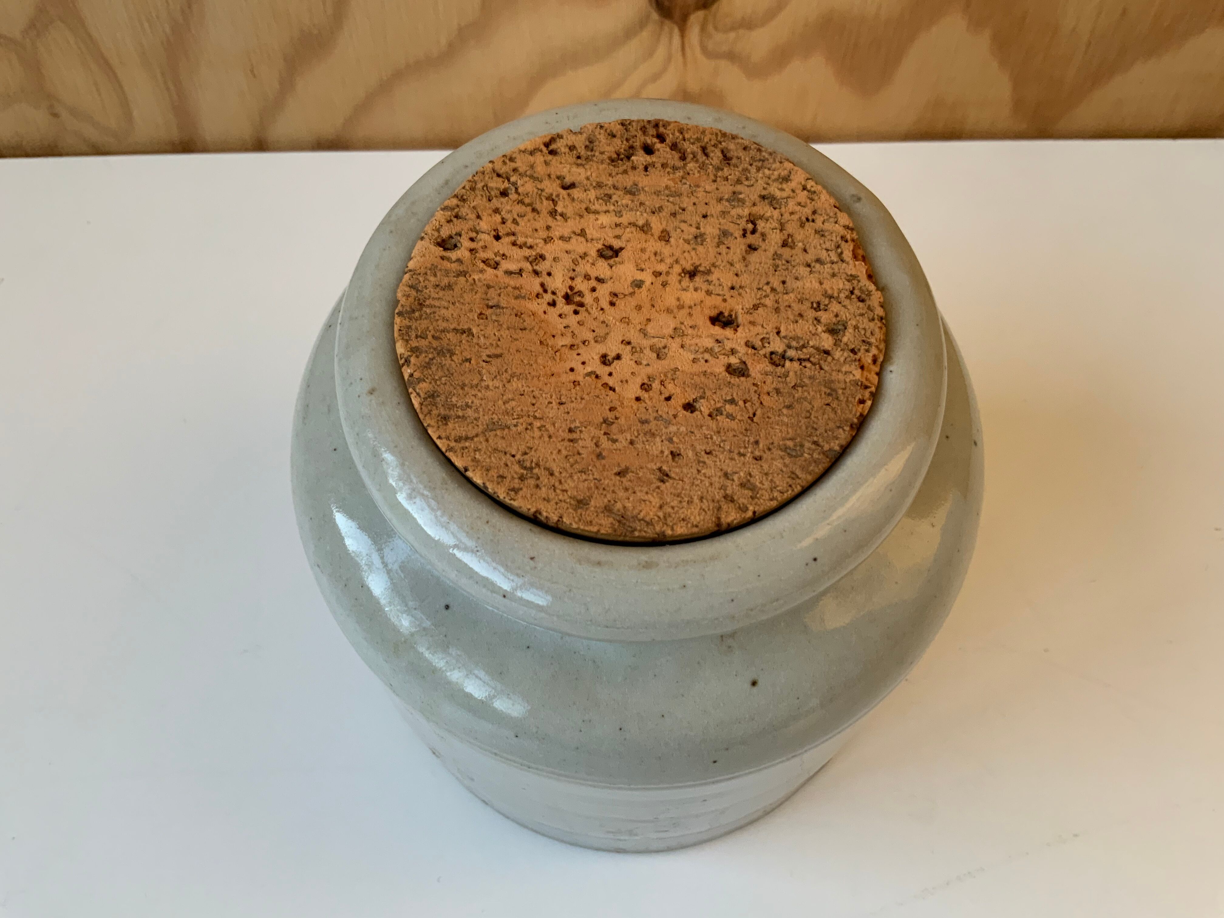 White stoneware pot Selency x Monoprix Croisé Laroche