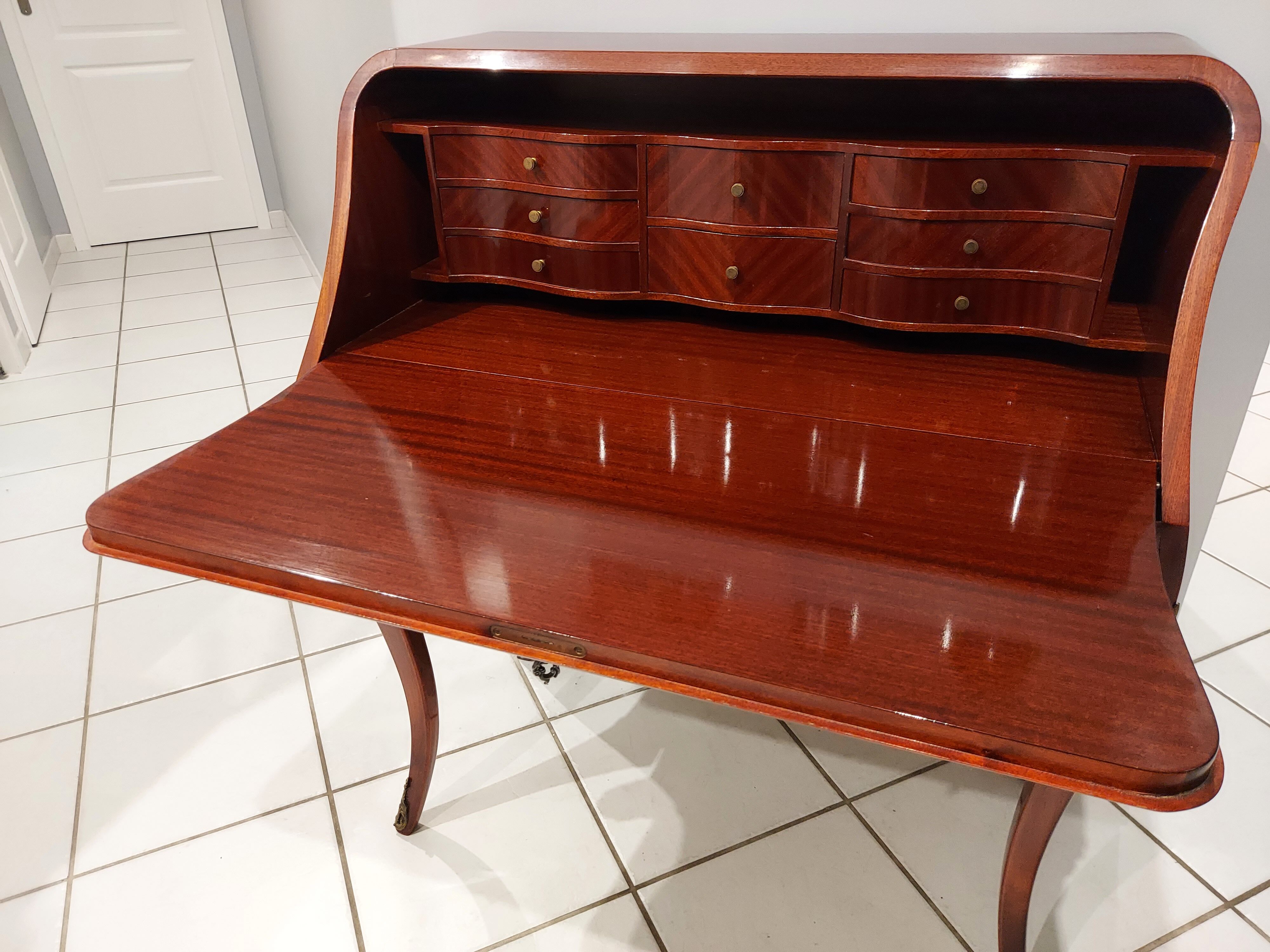 Louis XV style donkey slope desk